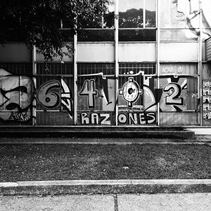 Graffiti En El Marco del Paro Nacional 28A | Cra. 7ma.