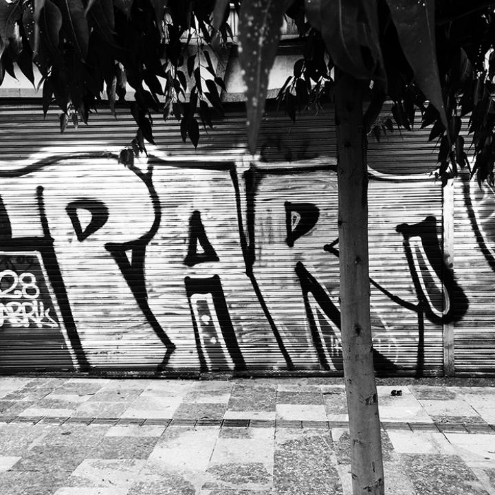 Graffiti En El Marco del Paro Nacional 28A | Cra. 7ma.